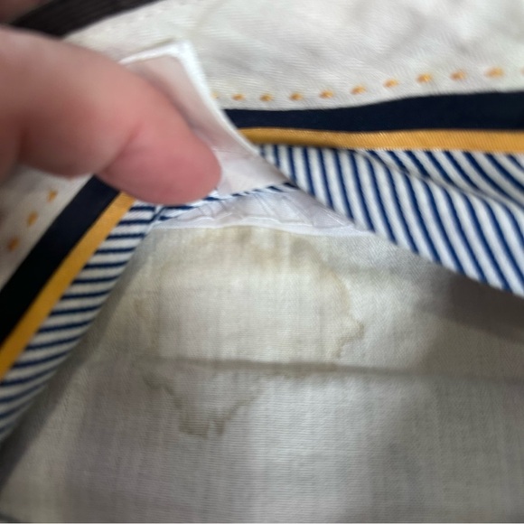 Hart Schaffner Marx Tan Checkered Pattern Dress Pants - Picture 4 of 8